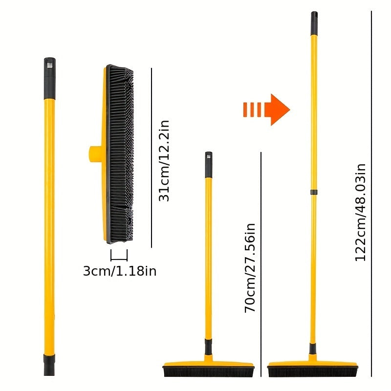 Floor Hair broom Dust Scraper & Pet rubber Brush Carpet carpet cleaner Sweeper No Hand Wash Mop Clean Wipe Window tool
