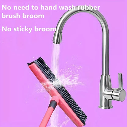 Floor Hair broom Dust Scraper & Pet rubber Brush Carpet carpet cleaner Sweeper No Hand Wash Mop Clean Wipe Window tool
