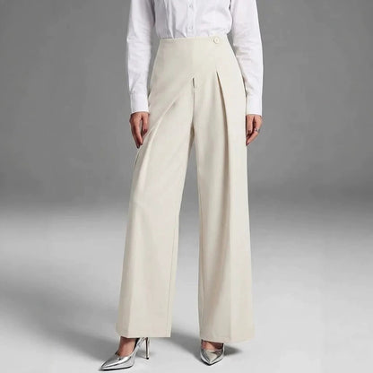 Elegant Straight-Leg Casual Wide-Leg Suit Pants For Women