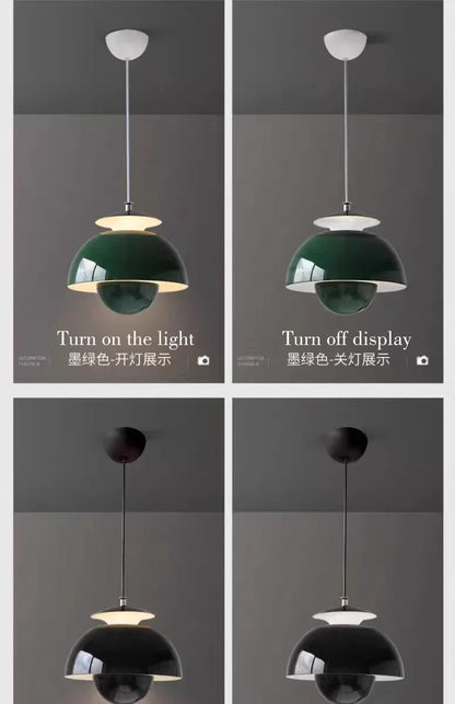 Nordic Modern home decor hanging lamp Simplicity semicircle pendant lights living bedroom dining room restaurant light fixtures
