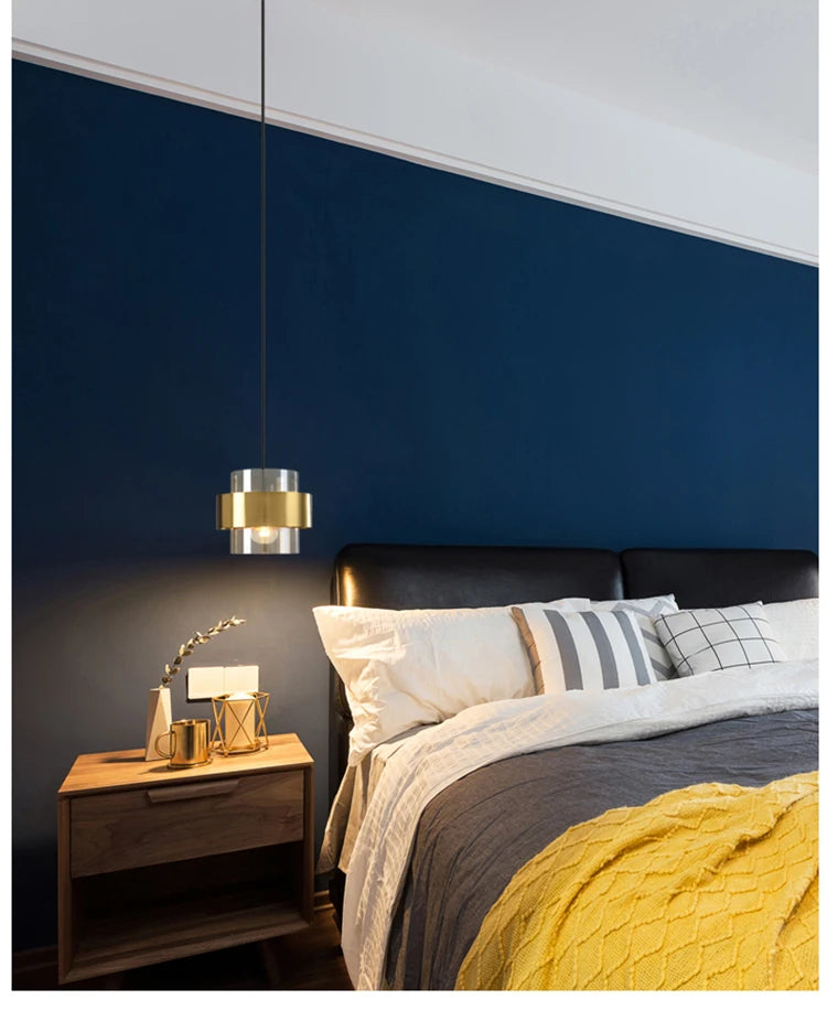 post-modern Bedroom art decor fancy fashion dining led lamp hanging suspended decoration hotel indoor home modern pendant light