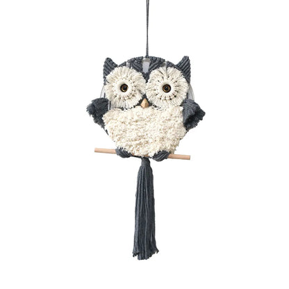 Nordic Boho Home Room Decoration Wall Decor Tapestry Creative Handmade Weaving Owl Tapestries Modern Simplicity Bedroom Decor
