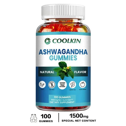 Ashwagandha Gummies - Relieve Stress, Improve Concentration, Promote Brain and Energy Balance, and Improve Sleep Health