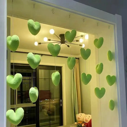 Partition Girls Room Decor High Beauty Women Gift Door Hanging Curtain Love Hearts Pendant Home Decor Door Curtain Ornaments