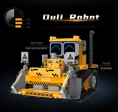 5-in-1 transforming robot model assembly toy, electric robot building blocks toys, educational toy, children's birthday gift.