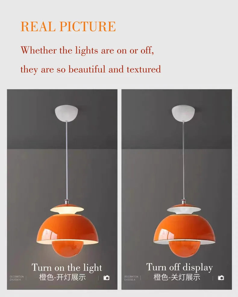 Nordic Modern home decor hanging lamp Simplicity semicircle pendant lights living bedroom dining room restaurant light fixtures