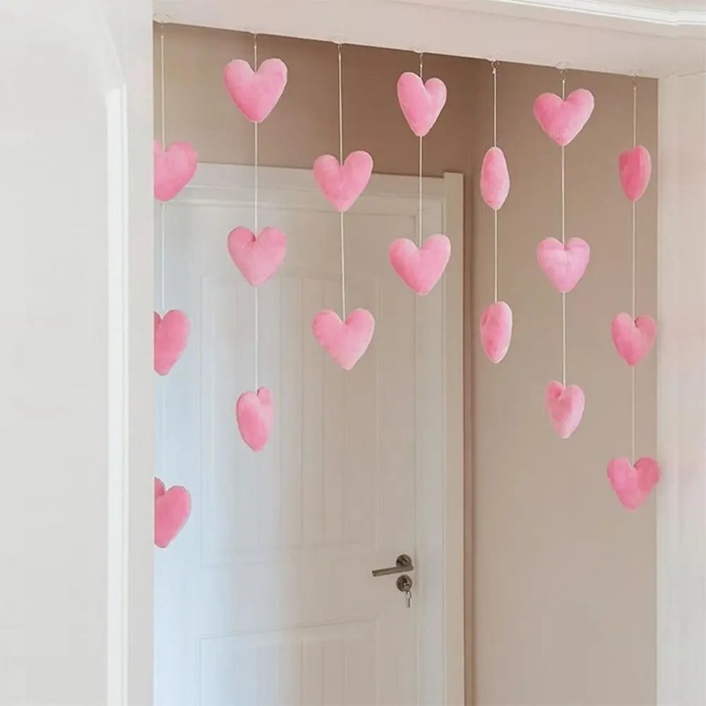 Partition Girls Room Decor High Beauty Women Gift Door Hanging Curtain Love Hearts Pendant Home Decor Door Curtain Ornaments