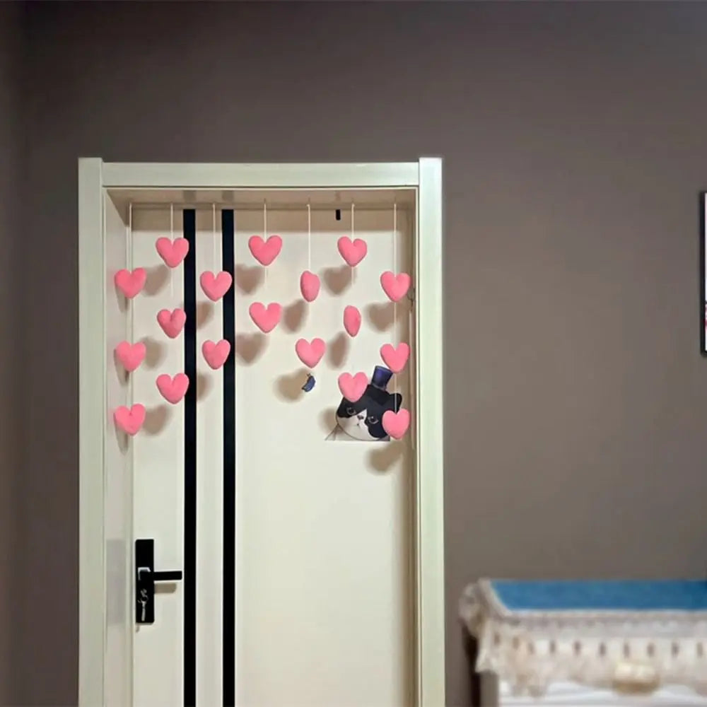 Partition Girls Room Decor High Beauty Women Gift Door Hanging Curtain Love Hearts Pendant Home Decor Door Curtain Ornaments