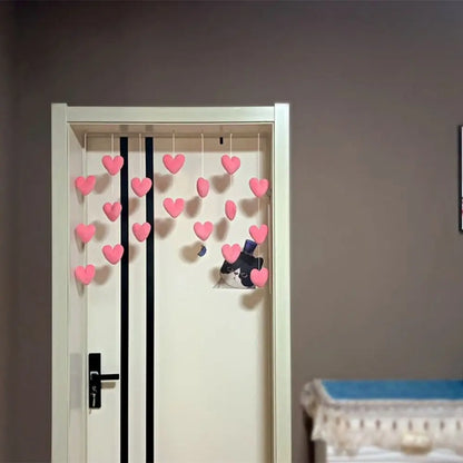 Partition Girls Room Decor High Beauty Women Gift Door Hanging Curtain Love Hearts Pendant Home Decor Door Curtain Ornaments