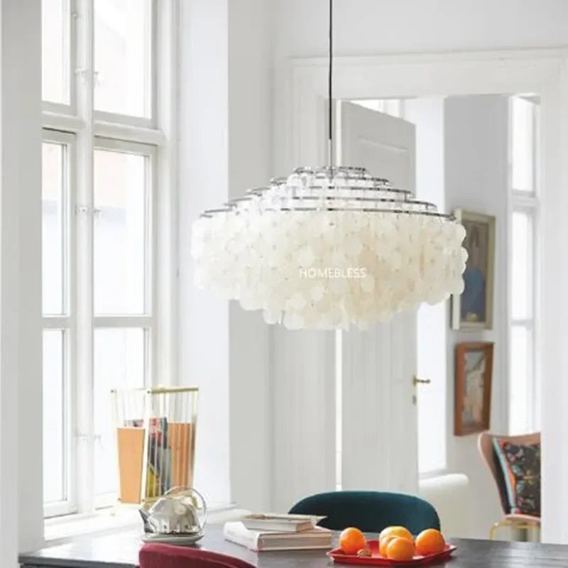 Shell chandelier room decoration living  bed Art Chandelier creative designer lamp restaurant Nordic style