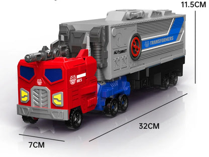 New Transformation Robot Toys Creative Inertia Truck Model Transformation Warrior Model Toys Children's Boys Birthday Gift Toys