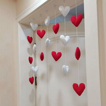 Partition Girls Room Decor High Beauty Women Gift Door Hanging Curtain Love Hearts Pendant Home Decor Door Curtain Ornaments