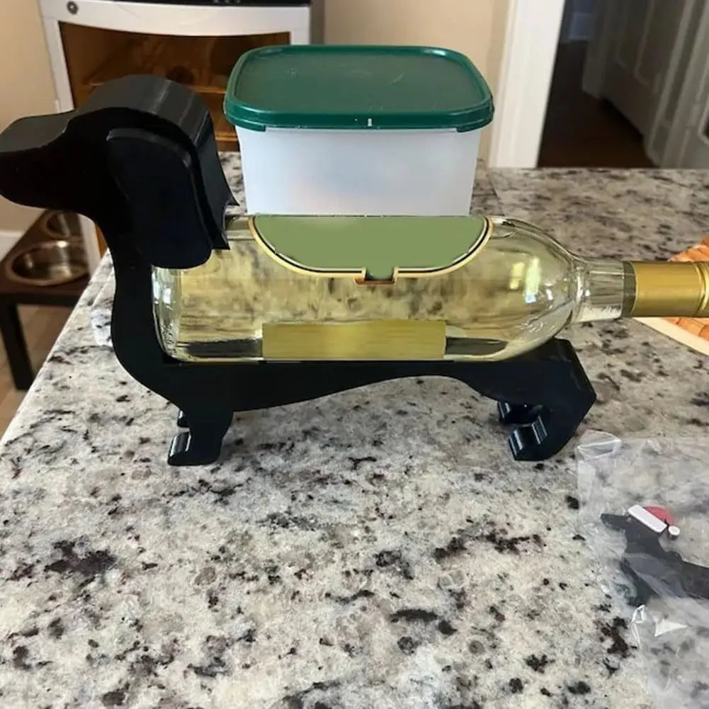 Adorable Dachshund Wine Bottle Holder - Perfect Decorative Piece for Wine Lovers