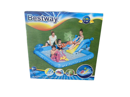 Kids Inflatable Play Center Water Toys Pad Children's Inflatable Paddling Pool Bathing Swimming Pool For Outdoor Courtyard