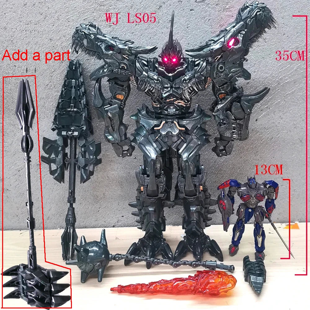 Transformation Toys Robot Weijiang Dinosaur W8600 BMB Grimlock LS05 Deformation Action Figurine