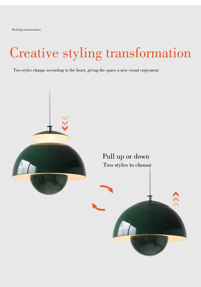 Nordic Modern home decor hanging lamp Simplicity semicircle pendant lights living bedroom dining room restaurant light fixtures