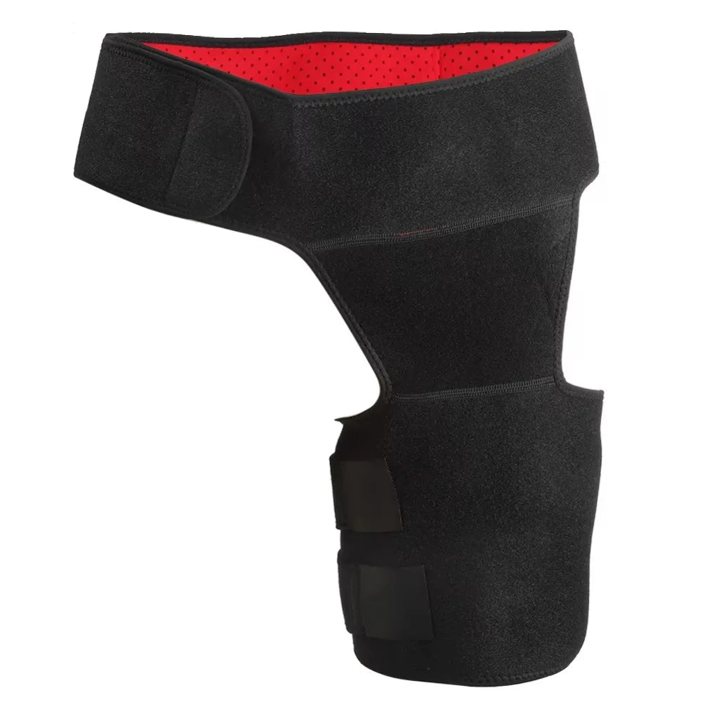 Breathable Adjustable Compression Brace Groin Support Wrap Hip Joint Support Pain Relief Strain Arthritis Thigh Braces Protector