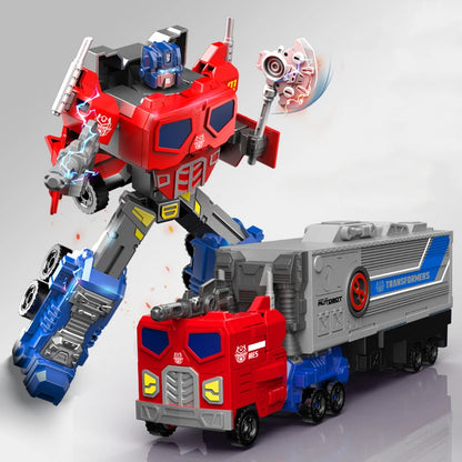 New Transformation Robot Toys Creative Inertia Truck Model Transformation Warrior Model Toys Children's Boys Birthday Gift Toys