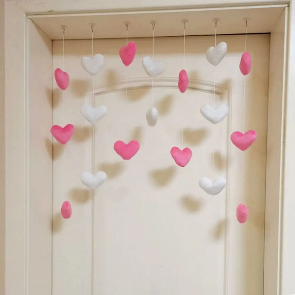 Partition Girls Room Decor High Beauty Women Gift Door Hanging Curtain Love Hearts Pendant Home Decor Door Curtain Ornaments