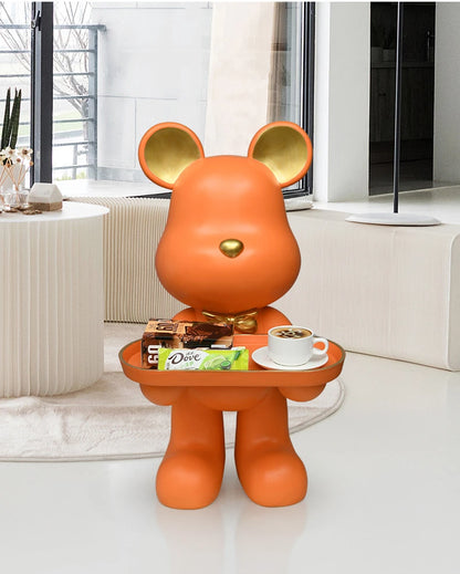 Living Room End Tables Home Decor Nordic Coffee Table Resin Ornaments Modern Tea Table Indoor Tray Decoration Sofa Side Tables