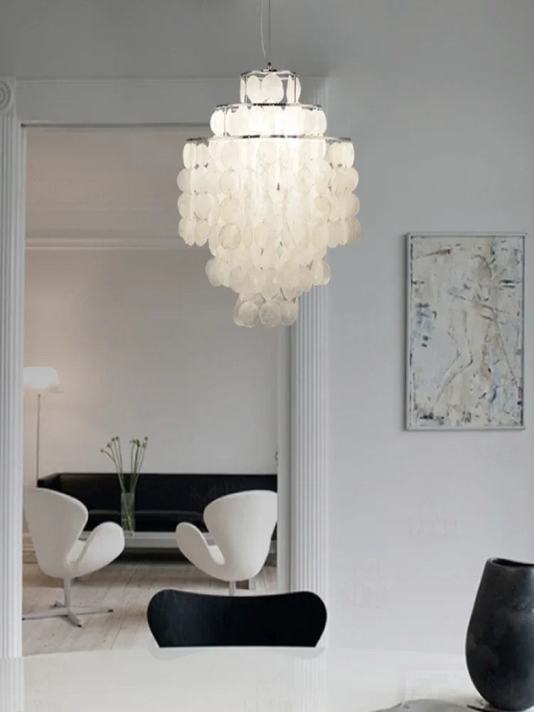 Shell chandelier room decoration living  bed Art Chandelier creative designer lamp restaurant Nordic style
